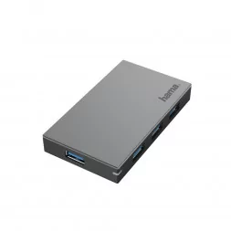 USB hub with power supply HAMA, USB 3.0, 1:4, със захранване