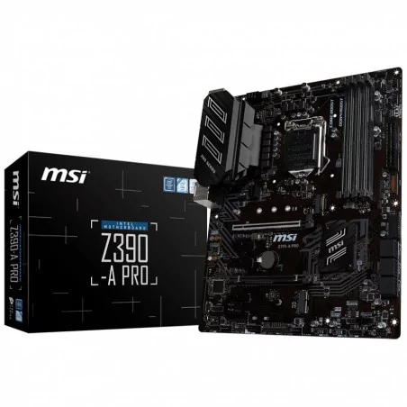 MSI Main Board Desktop Z390-A PRO (LGA1151,4DDR4, 2PCI-Ex16, 4PCI-Ex1,1M.2, 6SATA3, 2USB3.1 GEN2 ,6USB3.1) retail - 1