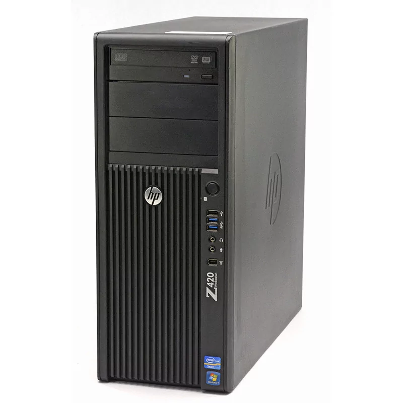 HP Workstation Z420 Статус Клас А- Процесор Intel Xeon Quad-Core E5 1620 3600Mhz 10MB Рам Памет 16ГБ - 1