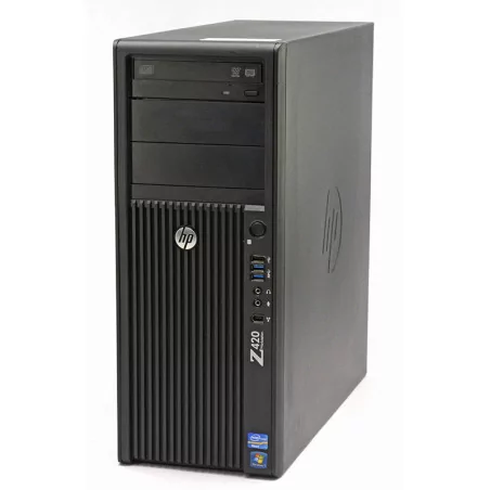 HP Workstation Z420 Клас A- Процесор Intel Xeon Quad-Core E5 1620 v2 3700Mhz 10MB Памет 16GB - 1