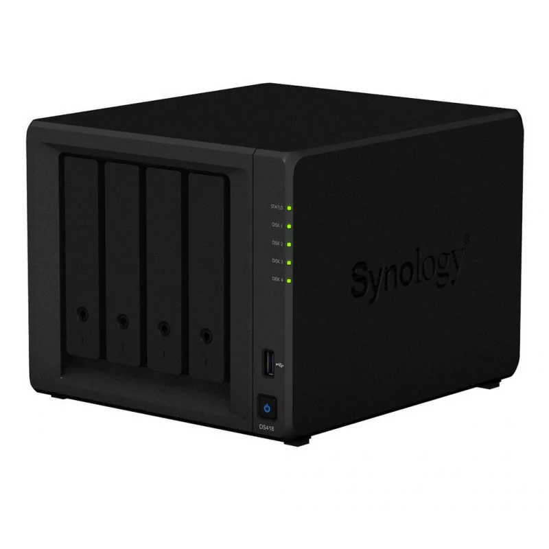 4-bay Synology NAS Server for Small Business & Workgroups DS418 - 1