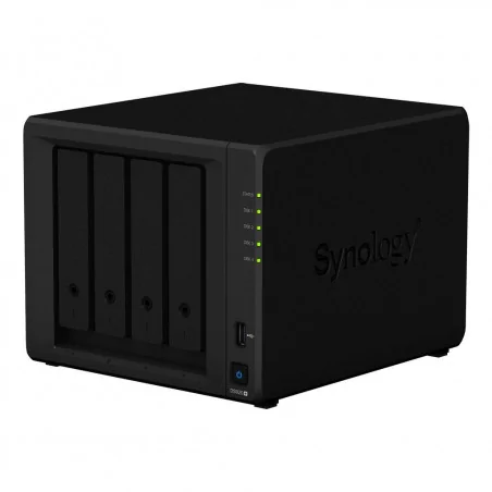 Мрежов сторидж Synology DS920+, за 4 диска, до 64TB, 2.0GHz, 4GB, Гигабит, USB3.0 - 1